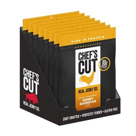 Chefs Cut Honey Barbeque Smoked Chicken Breast Jerky, 2.5 Ounce -- 8 per case.