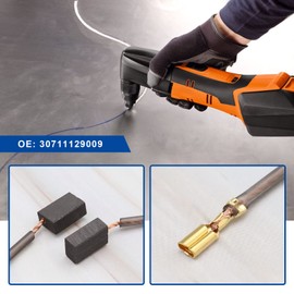 The Lord of the Tools 2 Pairs of Carbon Brushes 5 x 8 x 12 mm 30711129009 Motor Replacement Part Compatible with Fein MSX 636 II/MSXE 636 II/FMM 250/FMM 250 Q/FMT 250 Q Accessories for Power Tools