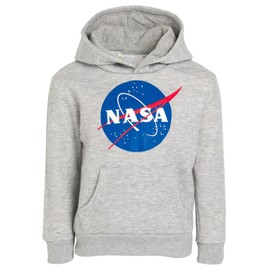 Bentex NASA Little Boys Fleece Pullover Hoodie Gray 7-8