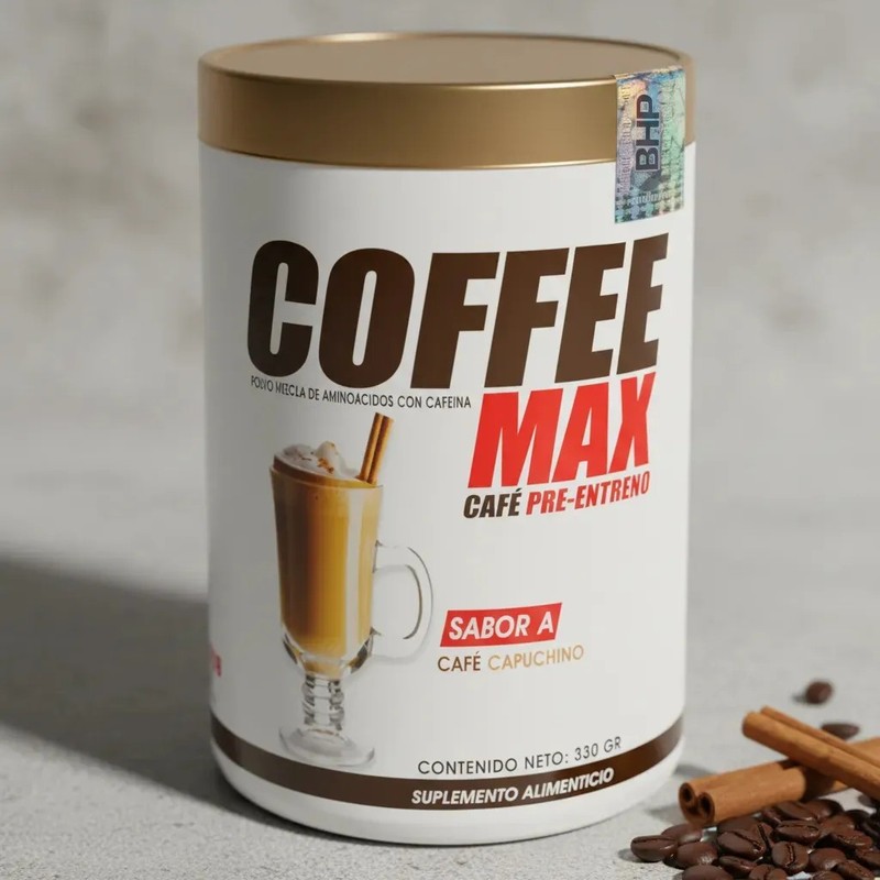 Bhp Coffee Max Cafe Pre-entreno 30 Serv Sabor Cappuccino