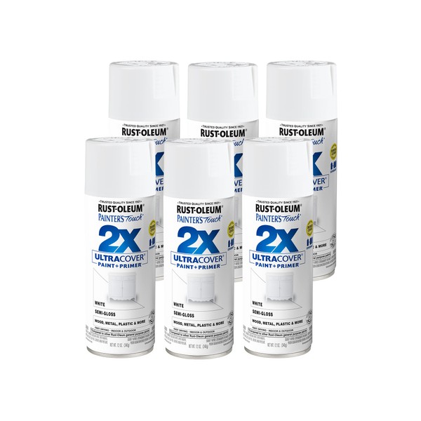 Rust-Oleum Rust-Oleum 249060-6PK Painter's Touch 2X Ultra Cover Spray Paint,