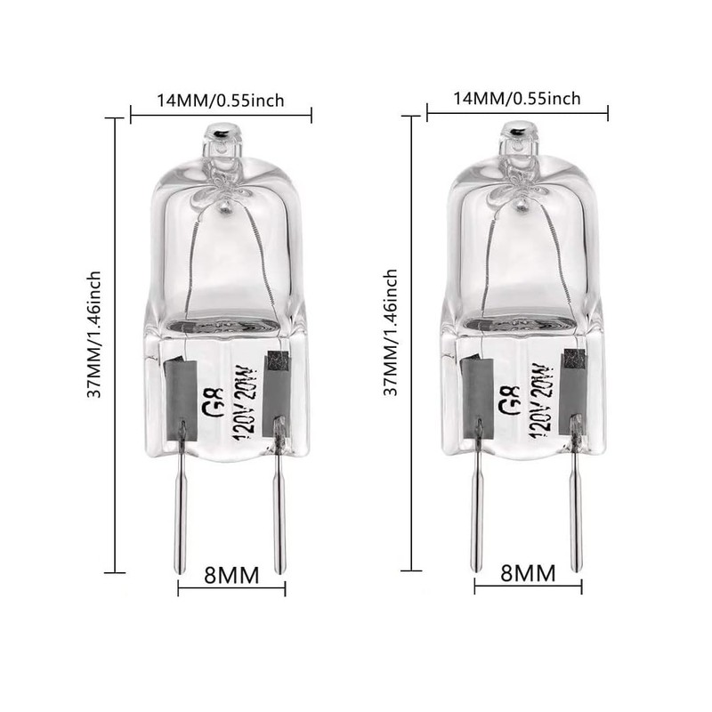 Generic 10x G8 120V 20W-50W 2700K Warm White Halogen Light