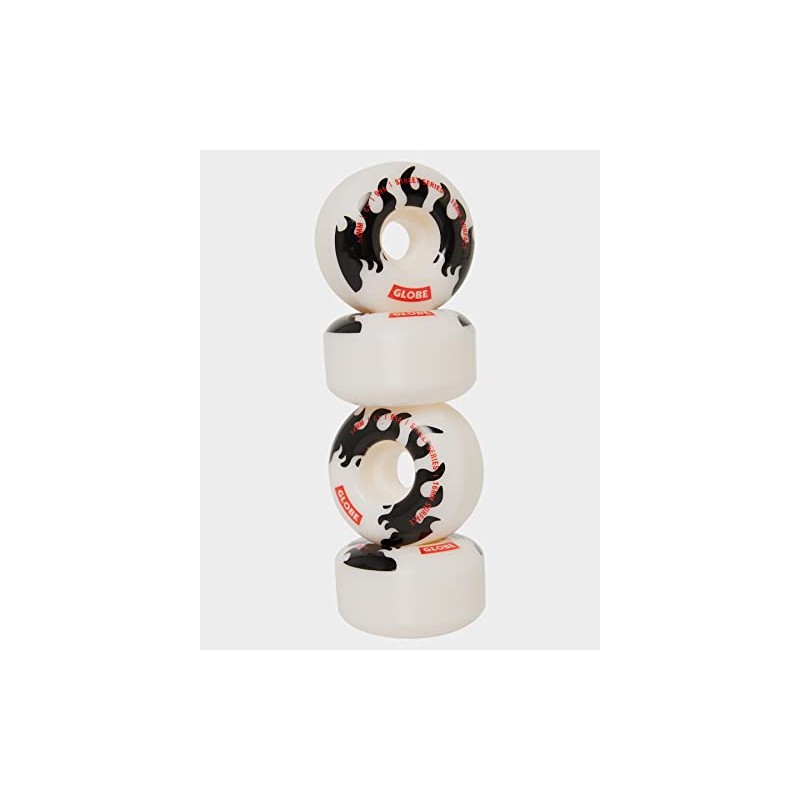 Globe G1 Rolls, White/Black/Flames (Multi-Colour), 54 mm
