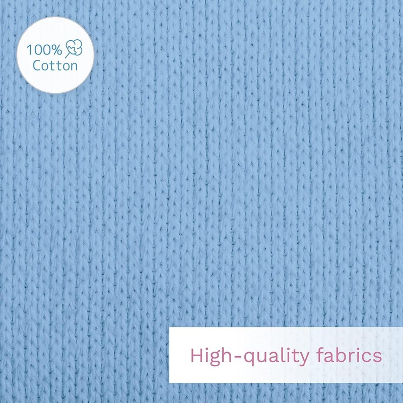 2X Jersey 100% Cotton Fitted Sheet for 90 x 50