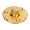 Boat Drain Plug 2 Inch With Brass Plug Oval Marine