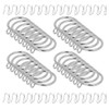 Adiyer 28pcs 1.5-Inch Inner Diameter Drapery Eyelet Sliding Curtain Rings