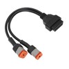 2 in 1 OBD Adapter Diagnostic Scanner 4Pin 6pin to