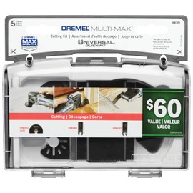 Dremel MM389 5-Piece Oscillating Tool Cutting Blade Assortment Kit- Perfect Cutter for Wood, Metal, Plastics, Drywall, and More