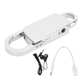 Voice Recorder HD Noise Reduction HiFi MP3 Player Keychain Voice Activated Recorder for Meeting Interview 8GB