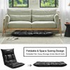 Floor Chair with Back Support, 42-Position Adjustable Gaming Chair for