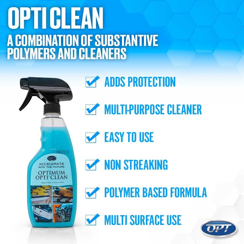 Optimum Opti-Clean Waterless Wash and Protect - Concentrated Waterless Car