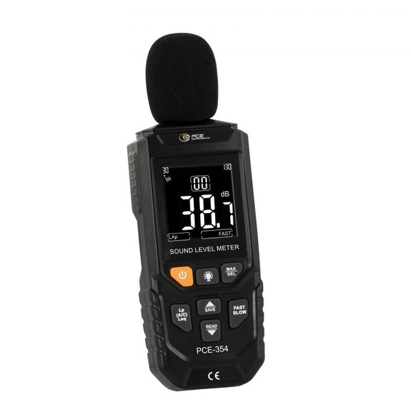 LEQ Sound Level Meter PCE-354 Leq Value Calculation, Peak Measurement,