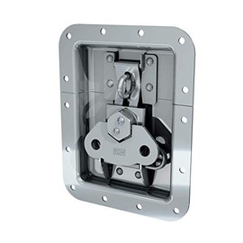 TCH Hardware Large Recessed Pad Lockable Twist Catch