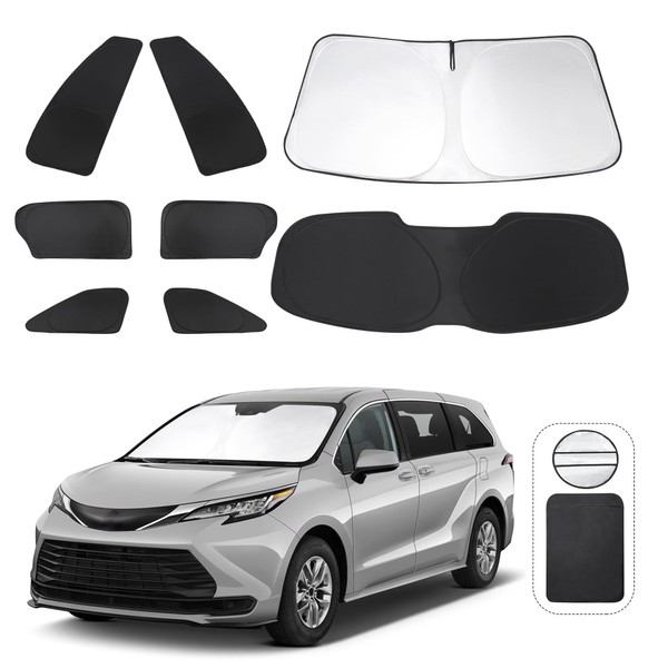 TINGLU TINGLU Window Shades for Toyota Sienna 2021-2025 Accessorie Car