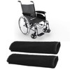 AHIER Wheelchair Armrest Pads, 2PCS Sheepskin Fleece Wheelchair Armrest Covers,