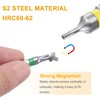 HARFINGTON 10pcs Torx Screwdriver Bit T6H 1/4" Hex Shank 25mm/1"