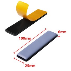 Furniture Sliders for Carpet and Hardwood Floors Adhesive Furniture Glides Self-Stick Furniture Sliders Pads (rectangular25*100mm,8)