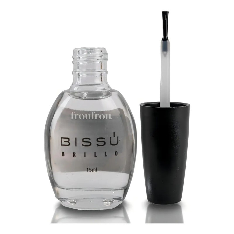 Esmalte de Uñas Bissú con Brillo Transparente de 15 mL