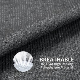 swift Triangular Awning 3 x 3 x 4.25 m UV Protection HDPE Weather-Resistant Breathable Triangular 3 x 3 x 4.25 m Sun Protection Balcony Garden and Patio Anthracite