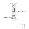 ITROLLE 4PCS Silver CL231-3 Barrel Style Detachable Hinges Gate Hinge