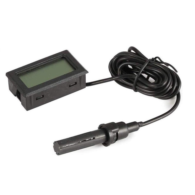 DollaTek 4pcs Mini Digital Thermometer Hygrometer Meter Gauge Indoor Large