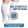 Viasox White Compression Socks for Women and Men, Knee High