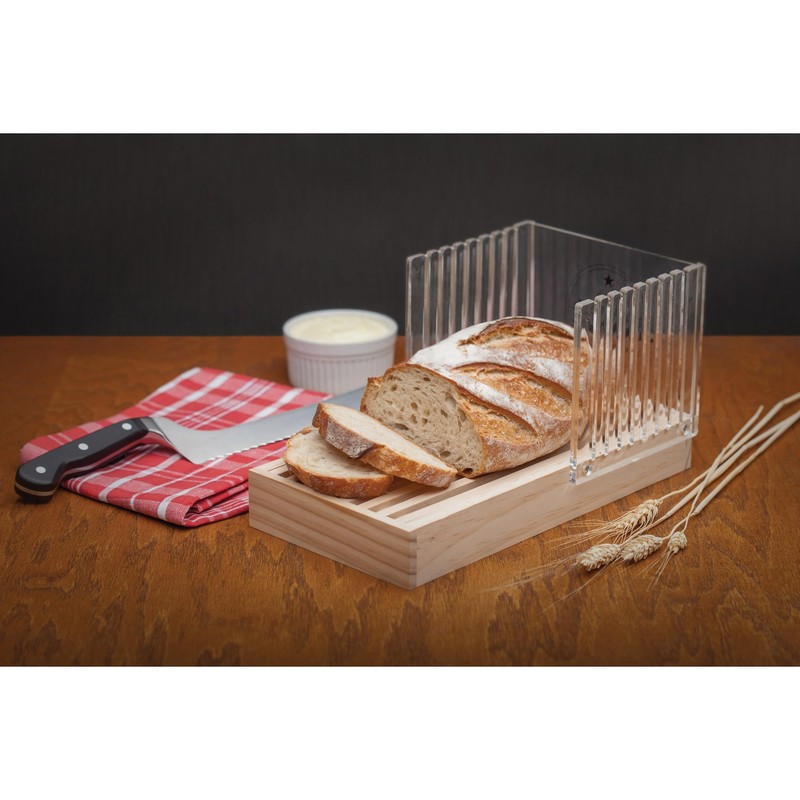 Mrs. Anderson's Baking Bread Cutter Slicing Guide with Crumb Catcher,