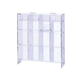 Clear Acrylic Extra Large Tube Rack, 17.5" H x 15.5" W x 5.25" D for Medical Offices Wall Mount or Countertop by Marketing Holders