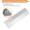 Zemibi Stainless Steel Flame Tamers, 4 PC Grill Heat Plate