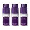 Nailene Ultra Quick Nail Glue Value Pack, Clear, Pointed Tip