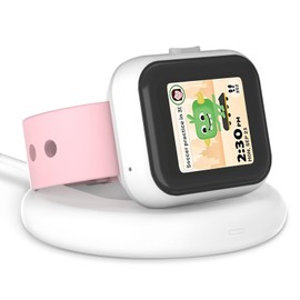 Compatible with SyncUP Kids Watch Charger Stand Dock, Portable & Foldable Magnetic Charger with 3.3 Feet Charging Cord for T-Mobile Sync UP 1 (NOT for Sync UP Kids Watch 2) (Foldable White)