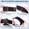 4 Pack Nylon Bands Compatible with Hume Band Replacement Strap
