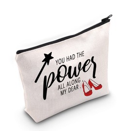 ZJXHPO TV Show Gift You Had The Power All Along My Dear Makeup Bag Inspirational Gift for Her (The Power)
