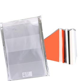 [100 Sheets] Transparent Book Cover, Hard Cover, Bleach, Business Book 40 Micron Thickness (thickness) 355x200 mm [Made in Japan]