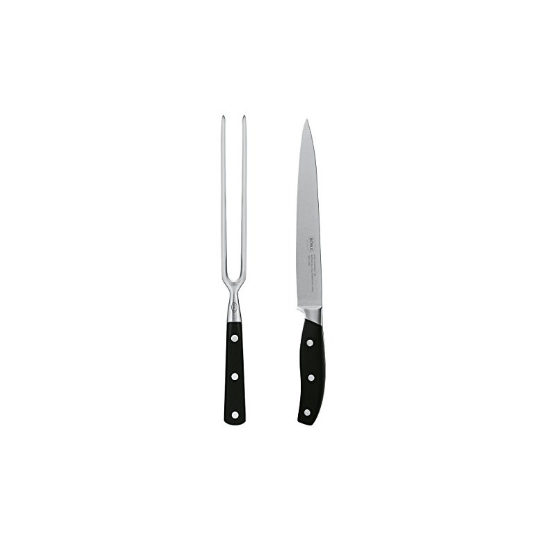 Rosle USA 25288 Stainless Steel Barbecue Carving Set (2 Piece)