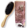 Curule Women's Hair Brush, Natural Pig Hair, No Tangle Hair