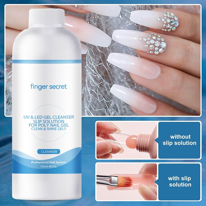 Finger Secret Slip Solution for Poly Nail Gel and Nail