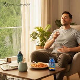 HEALTHADDICTION - Floralip Probióticos para Colesterol - Apoyo Digestivo y Salud Cardiovascular - Equilibrio de Triglicéridos y Niveles de LDL - Con  
