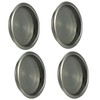 HOMOTEK 4 Pack Closet Door Finger Pulls, 2-1/8” Round Sliding