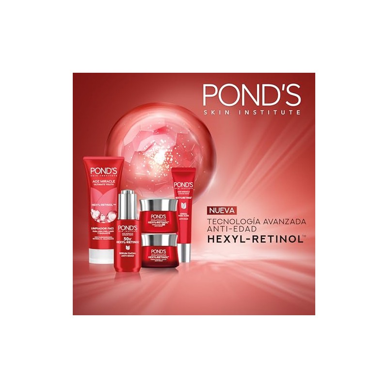 PONDS Age Miracle rutina completa de 5 pasos con HEXYL-RETINOL