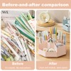Lvjkes Rotating Pen Holder, 9 Compartments, Large Capacity Desk Organiser,
