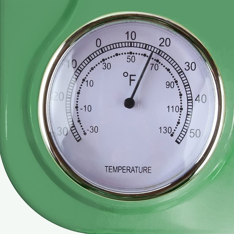 Lily's Home Retro Kitchen Clock with Temperature and Timer (Retro