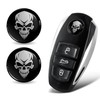 SkinoEu 2 x Diameter 14 mm 3D Key Emblem Sticker