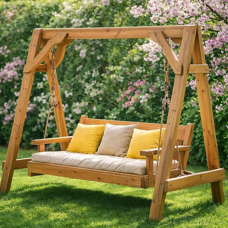 Seenelling 2 Pack Porch Swing Rope Kit Swing Bed Straps