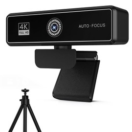 2025 New WEB Camera, 4K, 8 Megapixels, 120° Wide Angle, Fixed Focus, Webcam, UHD Image Quality, PC Camera, Built-in Dual Microphone, Auto Dimming Compensation, USB Plug & Play, Video Conferencing /