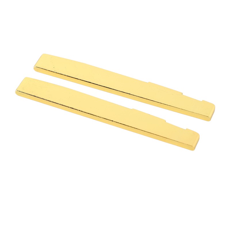 Acoustic Guitar Saddle Bridge Replacement Brass Metal Musical Instrument Accessories