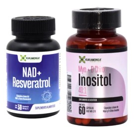 Inositol  Nad Resveratrol  Kit Equilibrio  Relajación                                                                                                 