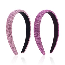 2 Stücke Strassstirnband, Glänzende Haarzubehör, Elee Haarzubehör, Frisurdekorationen, Kopfbedeckung Von Frauen.