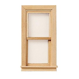 Melody Jane Dollhouse Traditional Non-Working Window Miniature Builders DIY 1:12 Scale