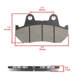 Caltric Brake Pads for Honda VT700C Vt 700 C Shadow Front Brakes 1986-1987